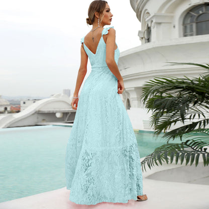 It Was All A Dream Lace Maxi Dress Jade