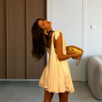 Off-Shoulder Party Evening Gown Dress