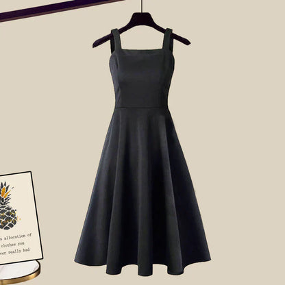 Hilda Premium Dress and Sweater Set Chic Silhouette Collection