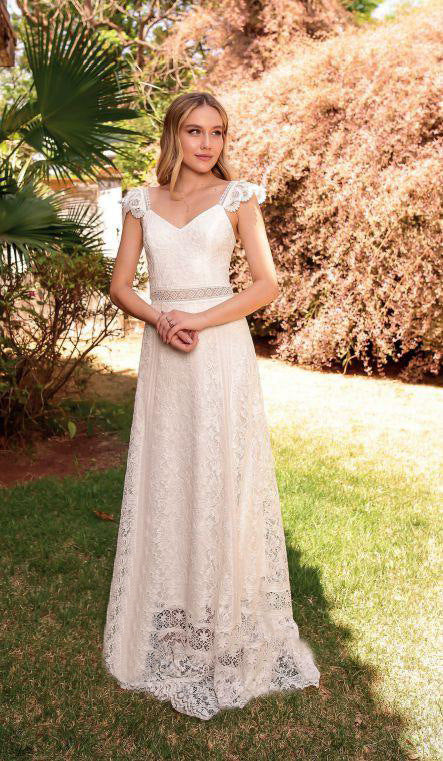 It Was All A Dream Lace Maxi Dress Cream