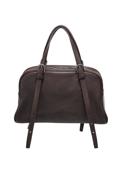 Minimalist Black Shoulder Bag – Adjustable Strap PU Leather Handbag