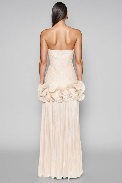 Wilfred Sheath Wood Earring Maxi Dress
