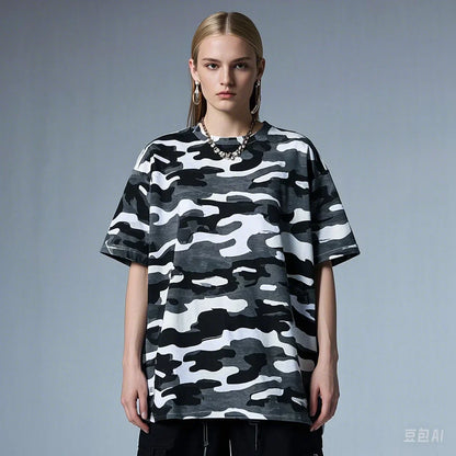 Camouflage Floral Summer Tshirt