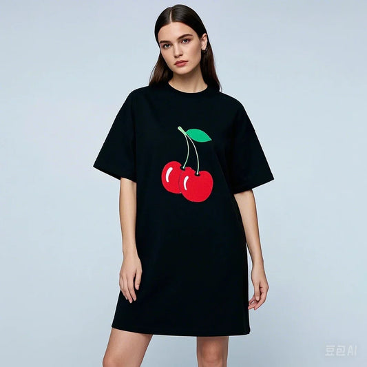 3D Print Cotton Loose Fit Tshirt