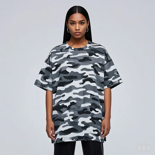 Camouflage Floral Summer Tshirt