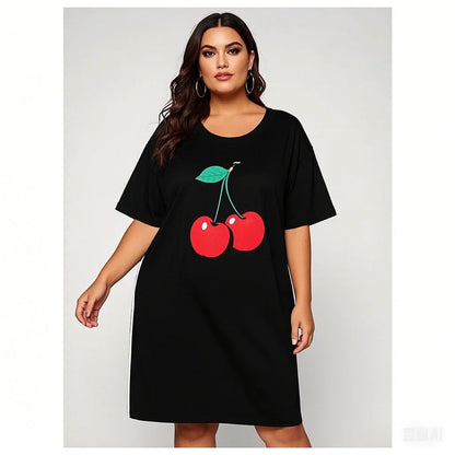 3D Print Cotton Loose Fit Tshirt