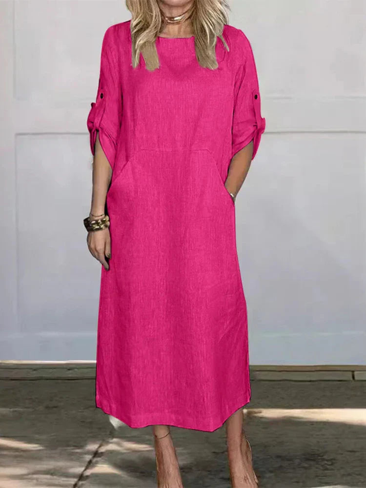 Consolación Sweater Dress with Pockets for Women Relaxed Modern Fit