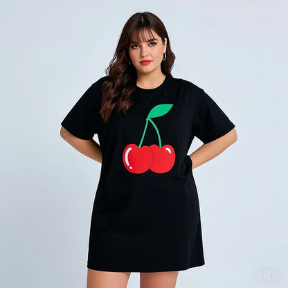 3D Print Cotton Loose Fit Tshirt