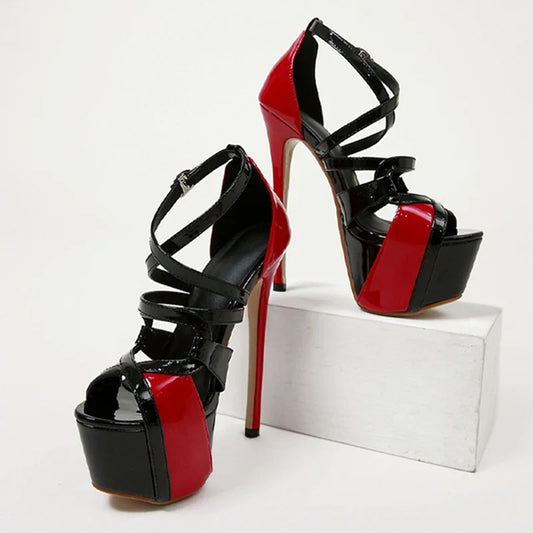 Glamorous  Peep Toe Extreme High Heel Wedding Banquet High Heel High Heel