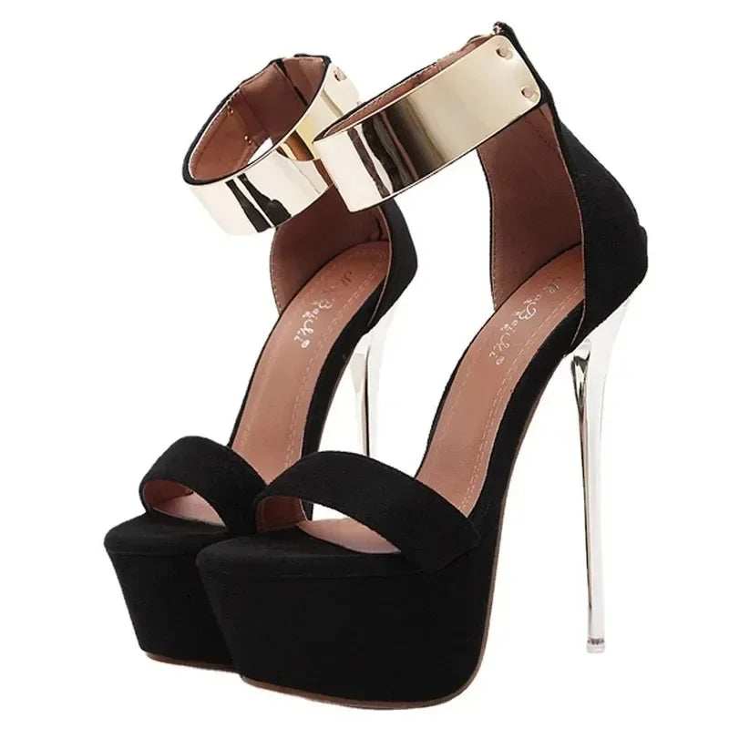 Glamorous  Women’s 16CM High Heel Summer High Platform Open Toe High Heel