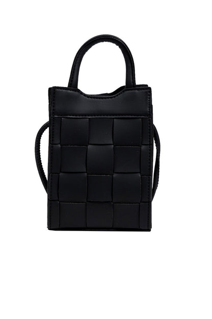 Solid Color 2-Way Woven Bag