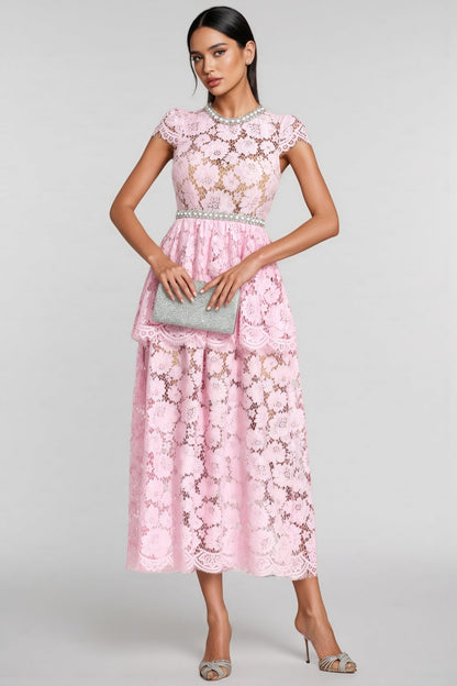 Reign Pink Lace Madi Dress