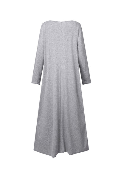 Elsa V Neck Sweatshirt Classic Dress for Everyday Wear Boutique Fashion Style