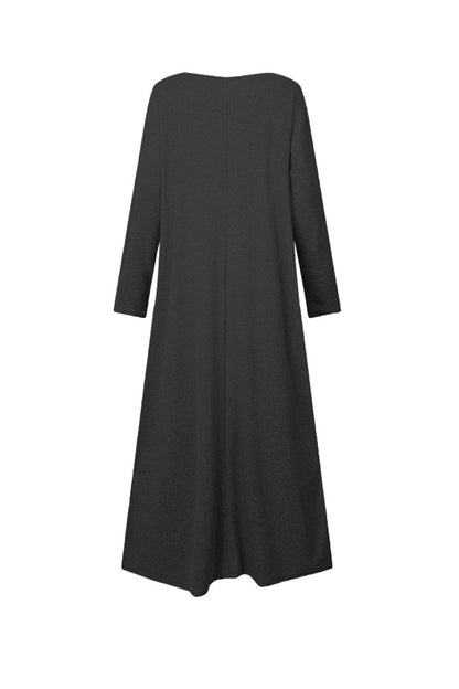 Elsa V Neck Sweatshirt Classic Dress for Everyday Wear Boutique Fashion Style