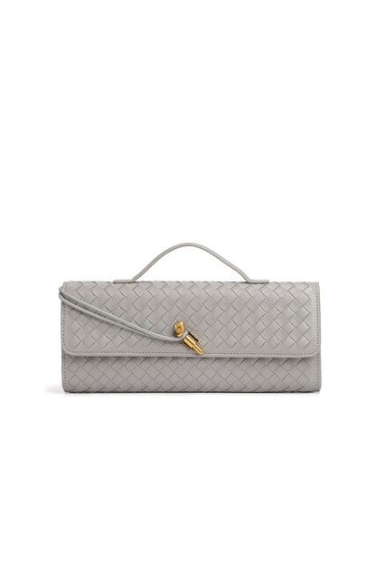 Woven Baguette Shoulder Bag Crossbody Bag