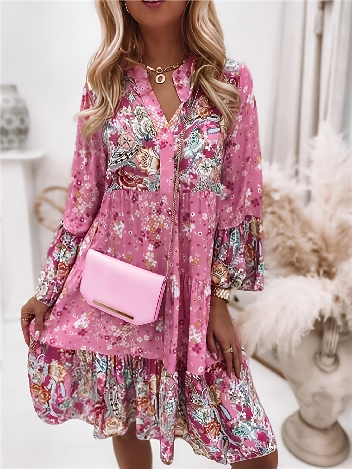 Ruffle Hem Dress