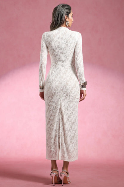 Riala Long Sleeves Lace Maxi Dress