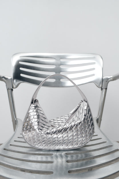 WOVEN EFFECT HANDBAG