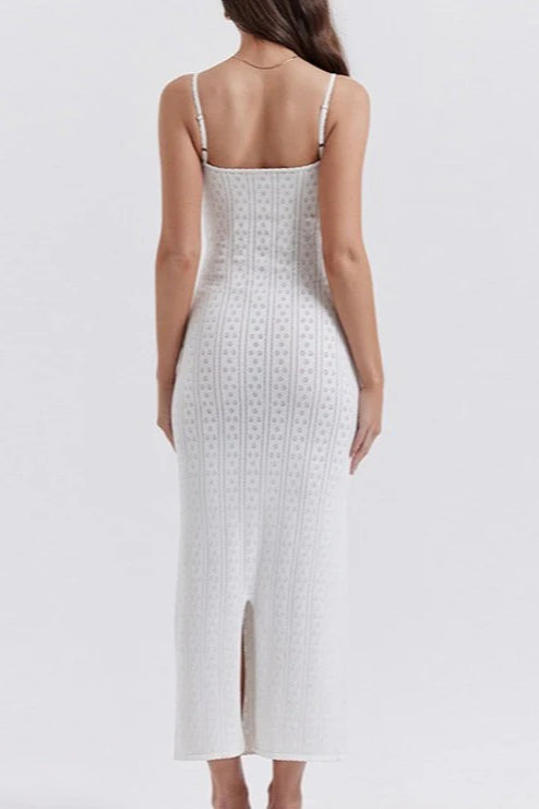 Knit Cami Cutout  Fashionable Sweater Dress
