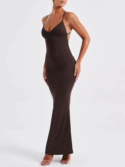 Abbey Backless Sleeveless Maxi Dress