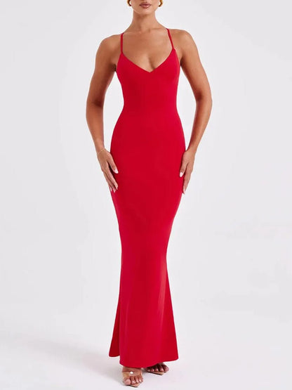 Abbey Backless Sleeveless Maxi Dress