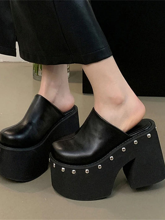 Adalyn Thick High Heel Shoe