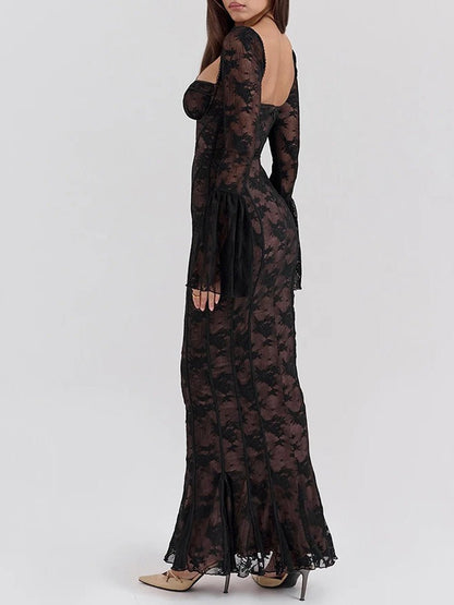 Riley Backless Bodycon Maxi Dress