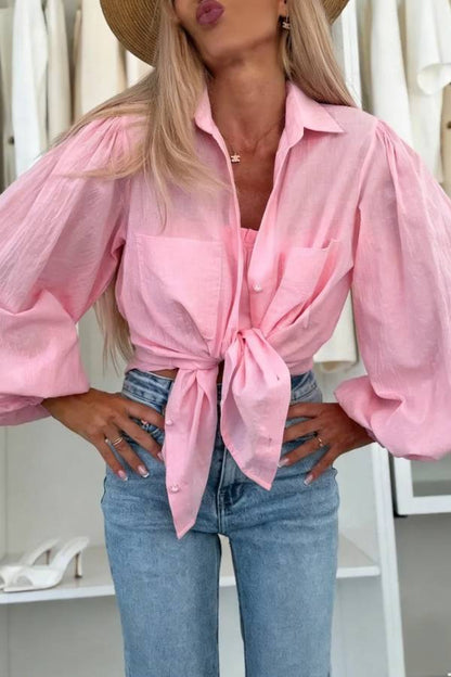 SHIRT WITH TOP  PINK