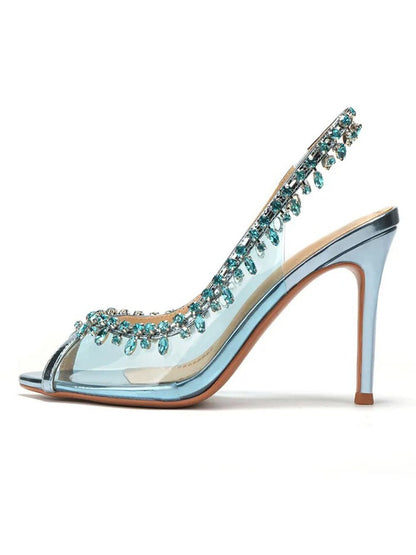 Alani Crystal Tassel High heel Shoe