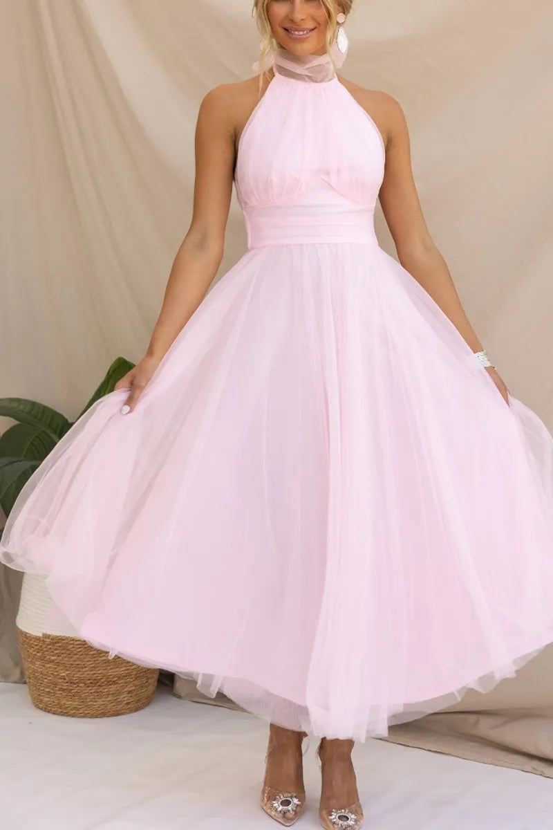 Andresa Exclusive High Quality Sleeveless Party Dress for Fashionable Women Designer Edit