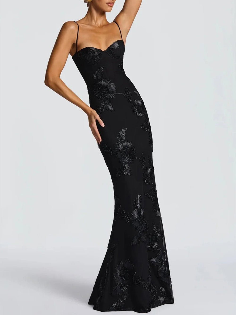 Aurelia Floral Print Maxi Dress