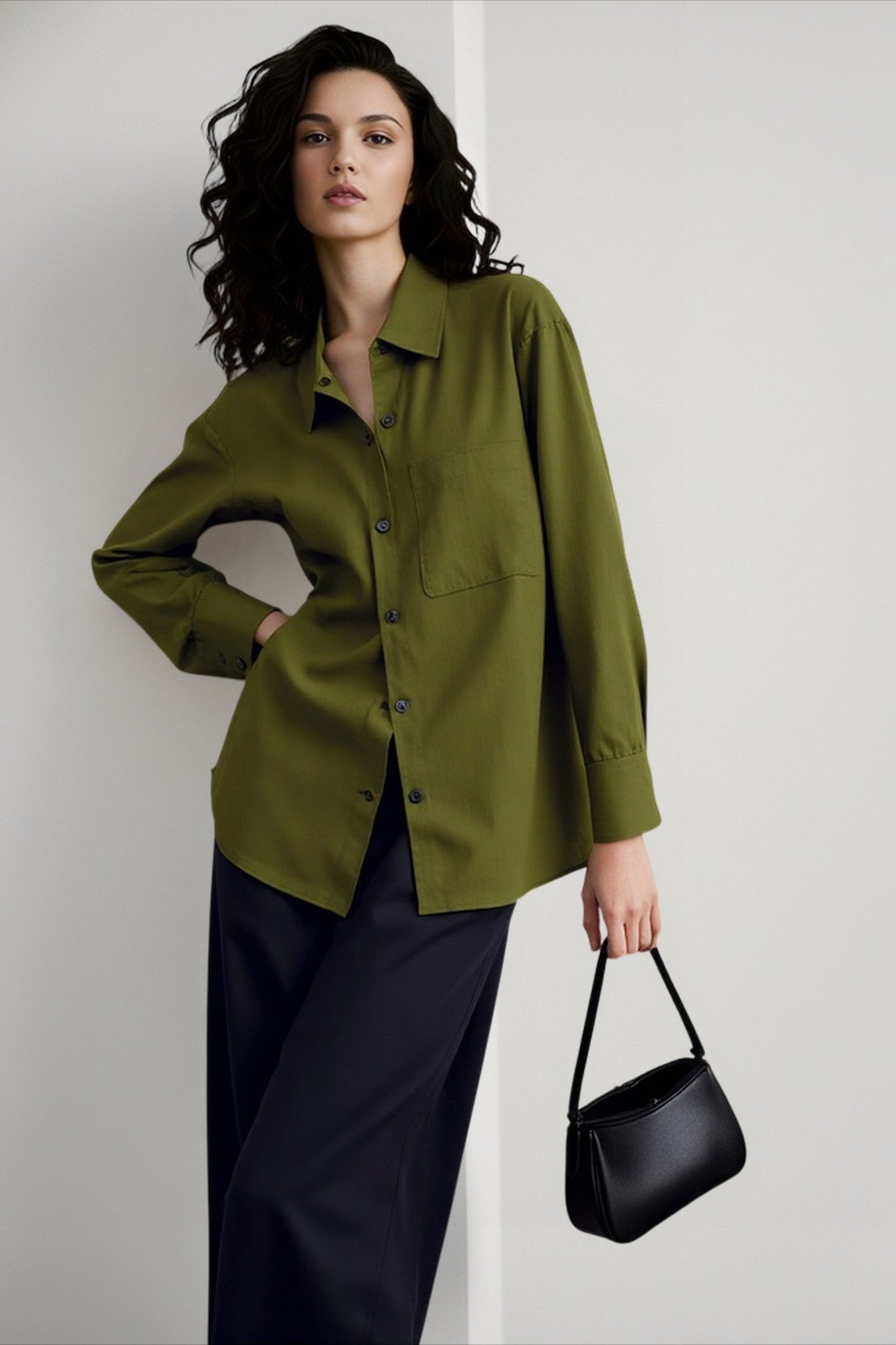 Linen Minimalist Layering Blouse