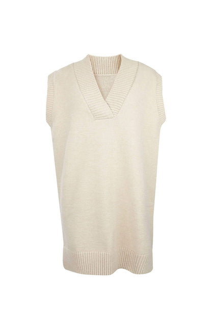 Essential Khaki Knit Vest