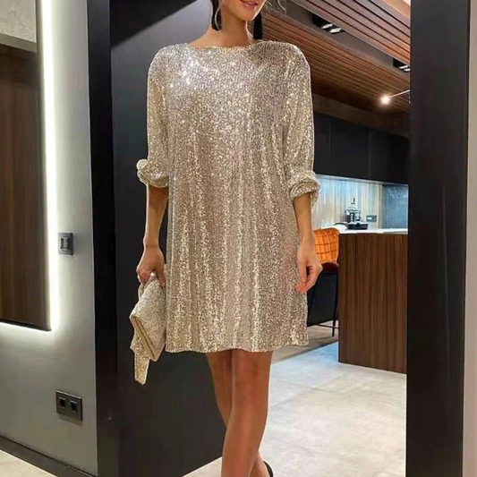 Jennifer Boutique Women's Sequin Mini Dress Premium Wardrobe Essential