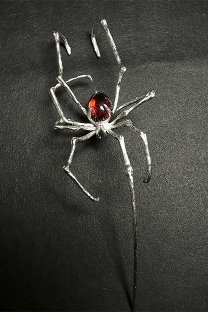 Halloween Punk Spider Earrings