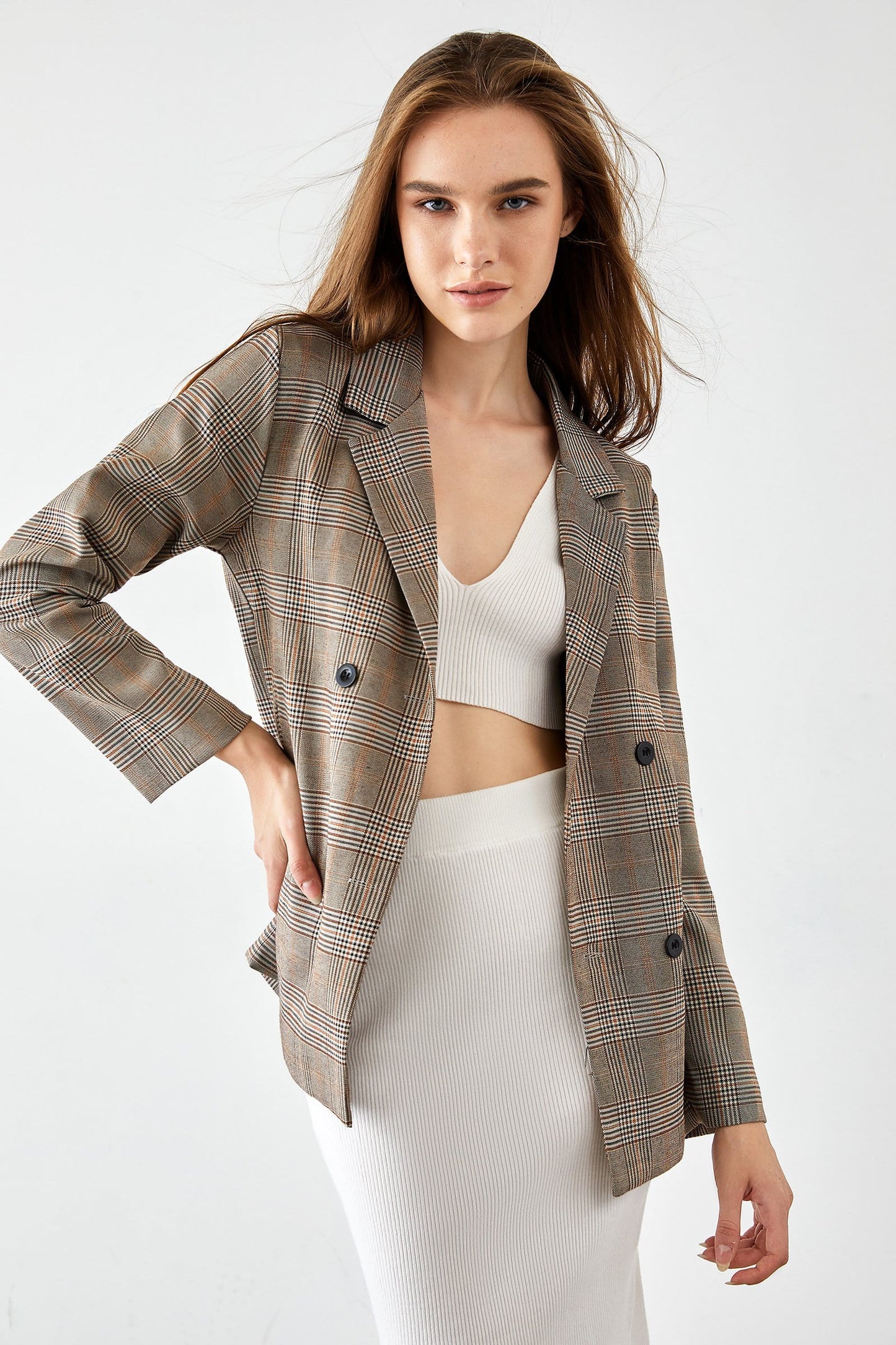 Ayesha Wheat Professional Blazer Jacket