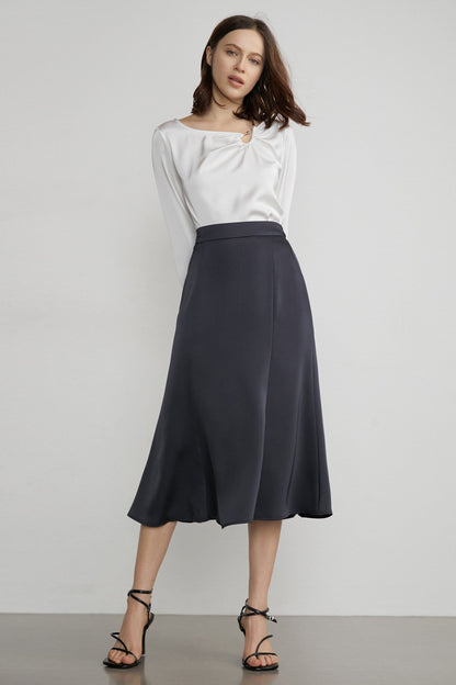Halley White Cut-Out Blouse