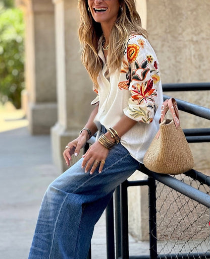 Vintage floral shirt