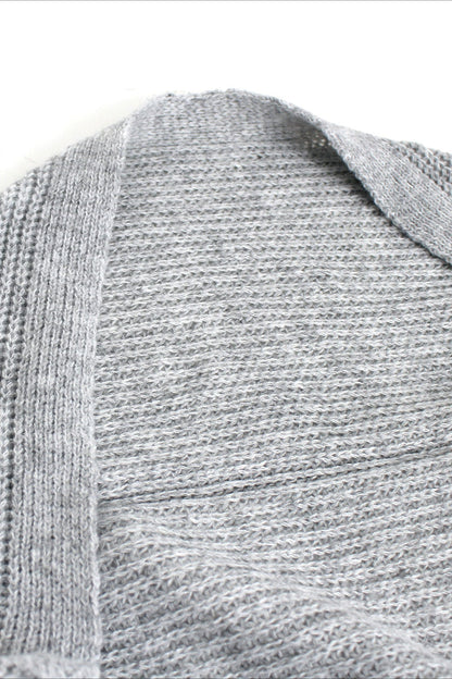 Two-Piece Knit Sweater Vest & Cardigan Dress Sweater Dress
