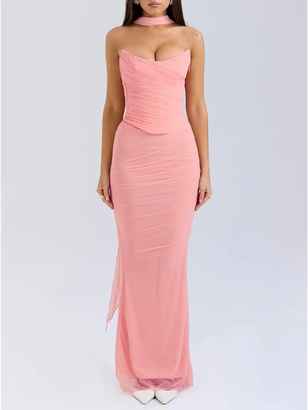 Flora Strapless Top & Skirt Set