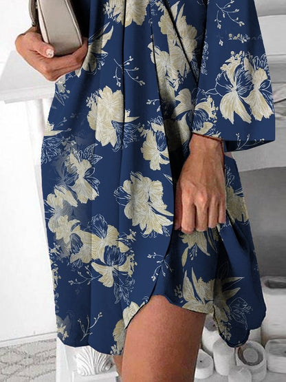 Halter A Line Casual Long Sleeve Dresses