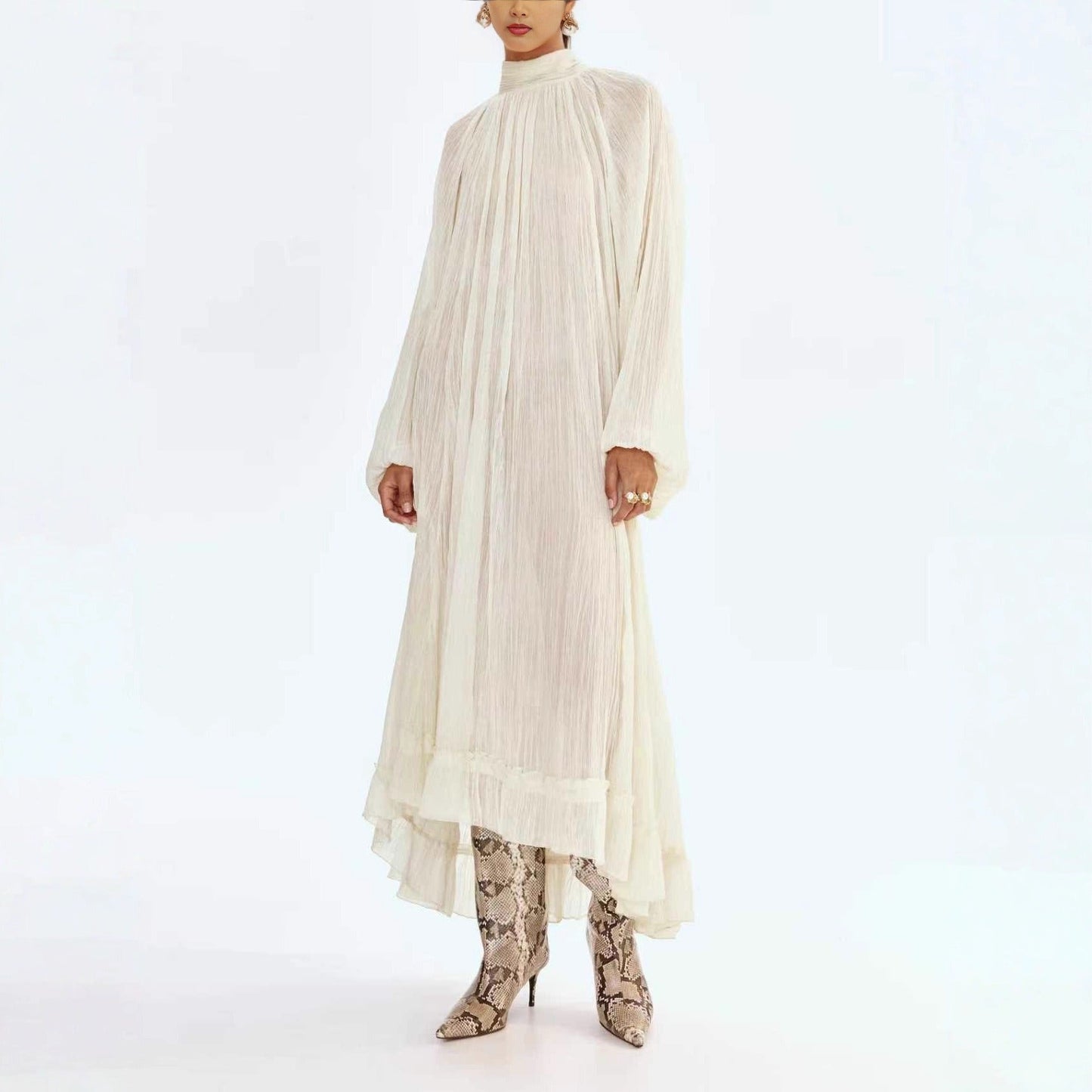 Melody Floral Lace Sheer Maxi Dress