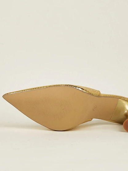 Khloe Mules Stiletto High Heel Shoe