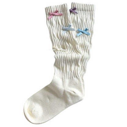Sweet Dress Code Bow Socks
