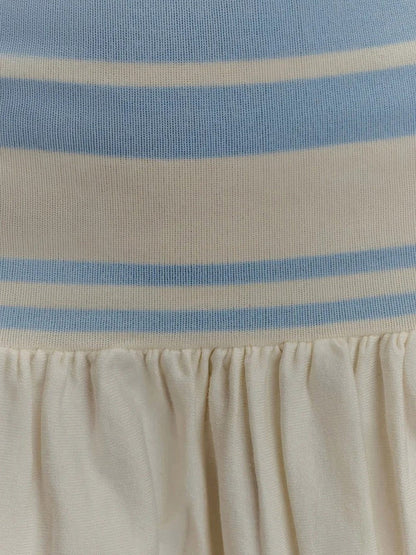 Lana Striped Ruffle Mini Dress