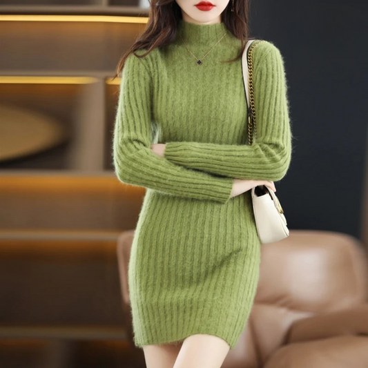 Vanesa Chic Fashionable Warm Sweater Dress for Women Premium Wardrobe Essential