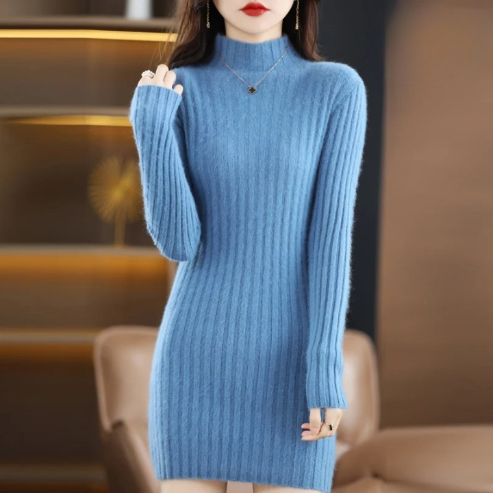 Vanesa Chic Fashionable Warm Sweater Dress for Women Premium Wardrobe Essential