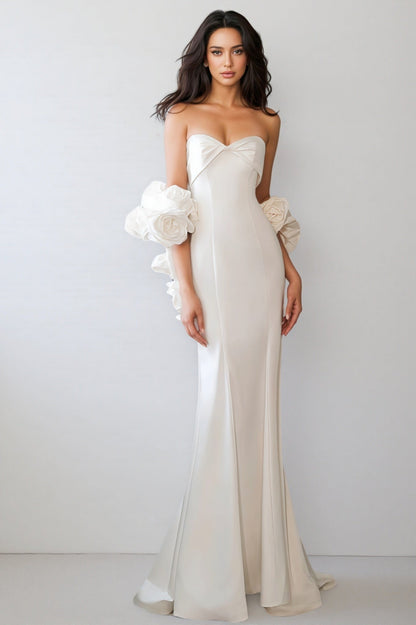 Bexle 3D Floral Fishtail Maxi Dress
