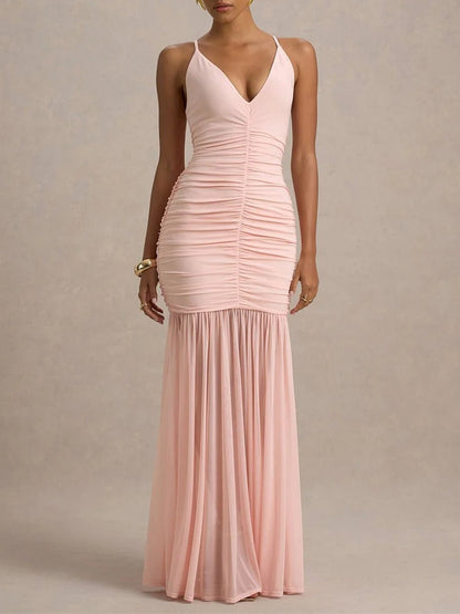 Nyla Backless Maxi Dress