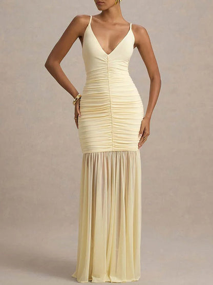 Nyla Backless Maxi Dress